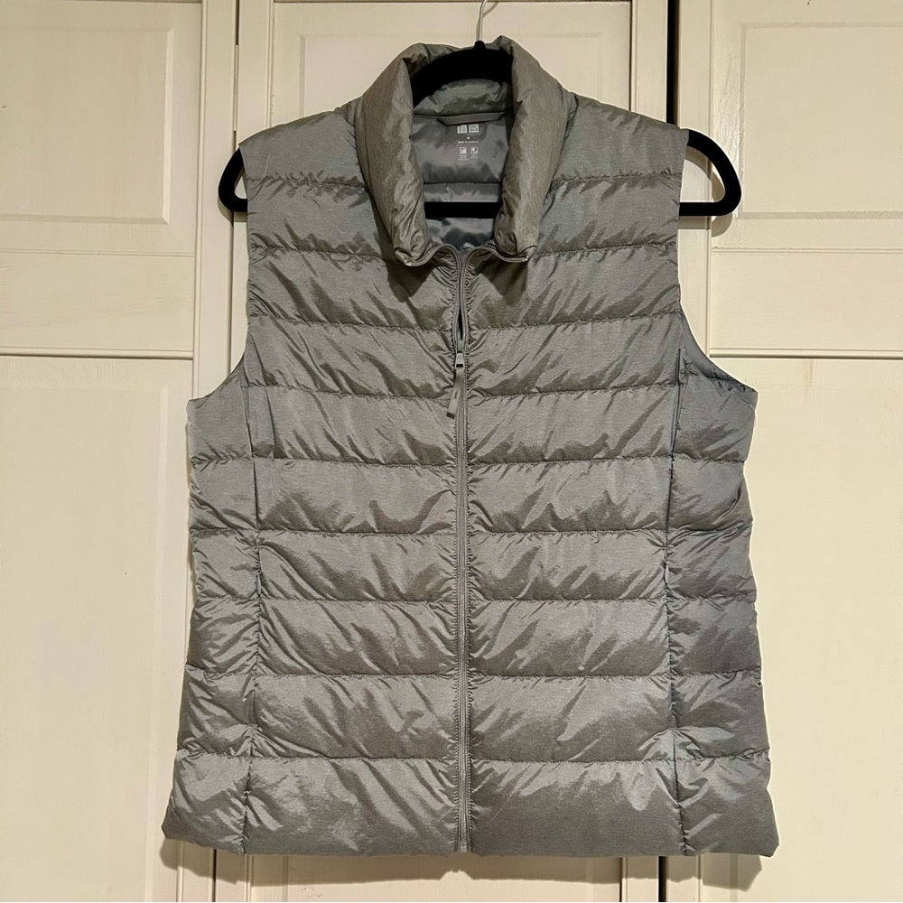 Uniqlo Silver Quilted Vest